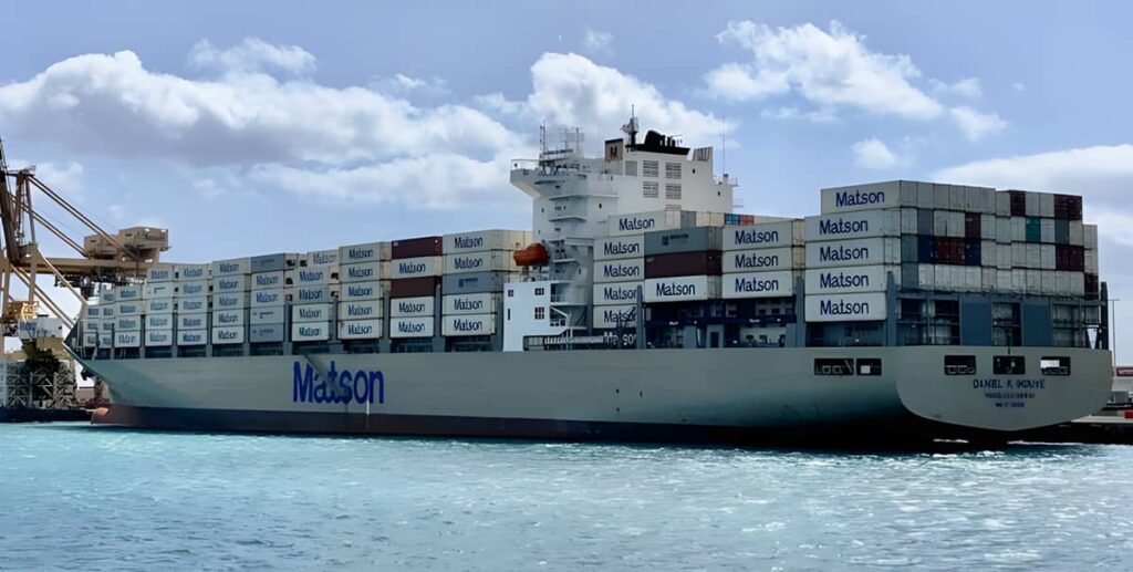 Fast Ocean Matson Express lines